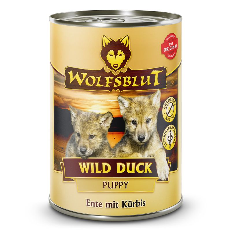 Wolfsblut Puppy Wild Duck – Ente mit Kürbis Nassfutter