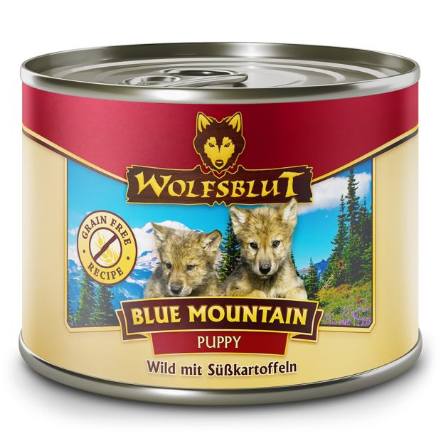 Wolfsblut Puppy Blue Mountain - Wild mit Süßkartoffeln Nassfutter