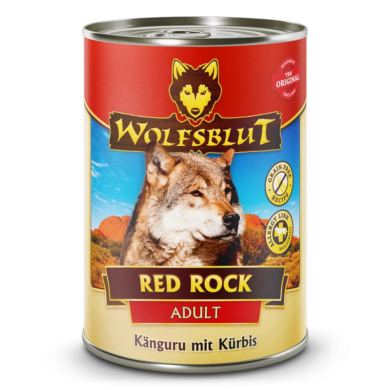 Wolfsblut Adult Red Rock – Känguru mit Kürbis Nassfutter