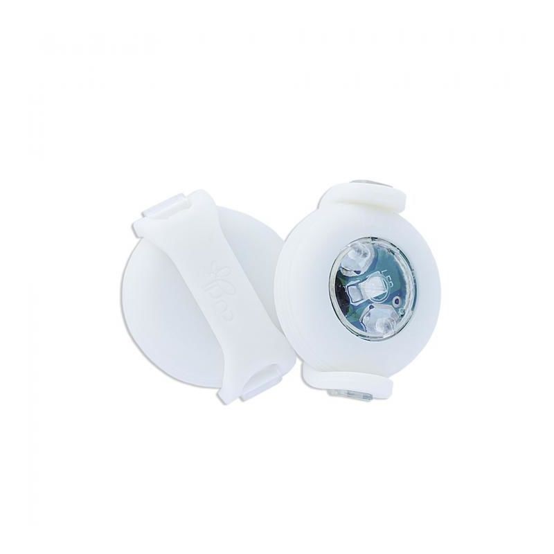 Curli Luumi LED – Ultraleichte, kleine und leuchtstarke LED Sicherheitslichter mit variabler Befestigung weiß