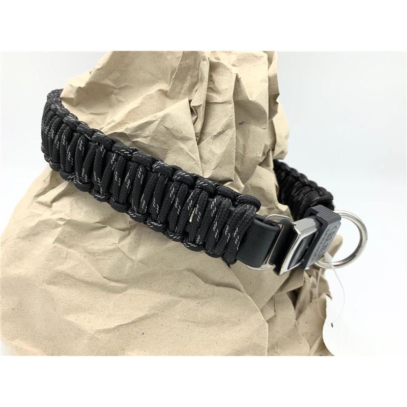 Sprenger Paracord Halsband mit ClickLock Verschluss 30 cm Schwarz