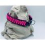 Sprenger Paracord Halsband mit ClickLock Verschluss 40 cm Pink