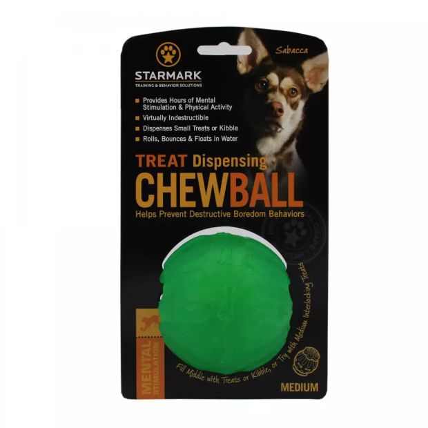 Starmark TREAT Dispensing Chew Ball Medium