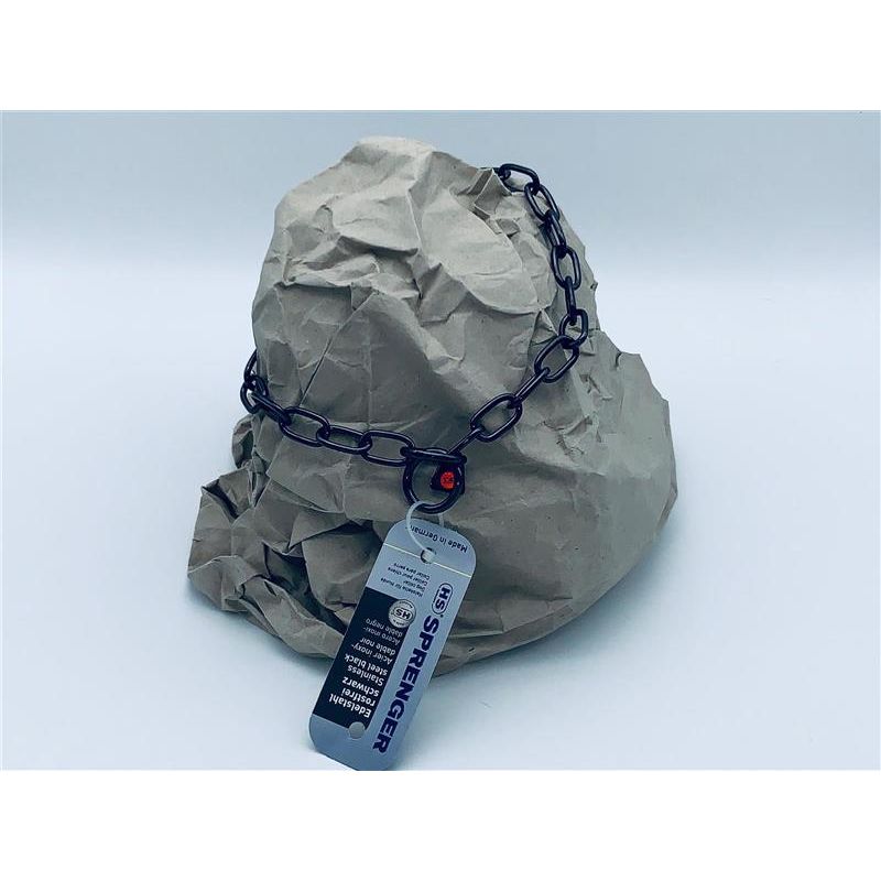 Sprenger Halskette Edelstahl brüniert/schwarz 44 cm