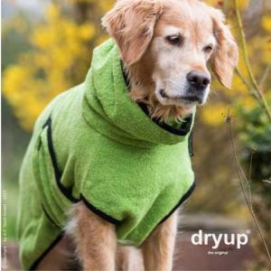 Dryup Cape Hundebademantel Standard in verschieden Farben und Größen sand XXL - 74 cm