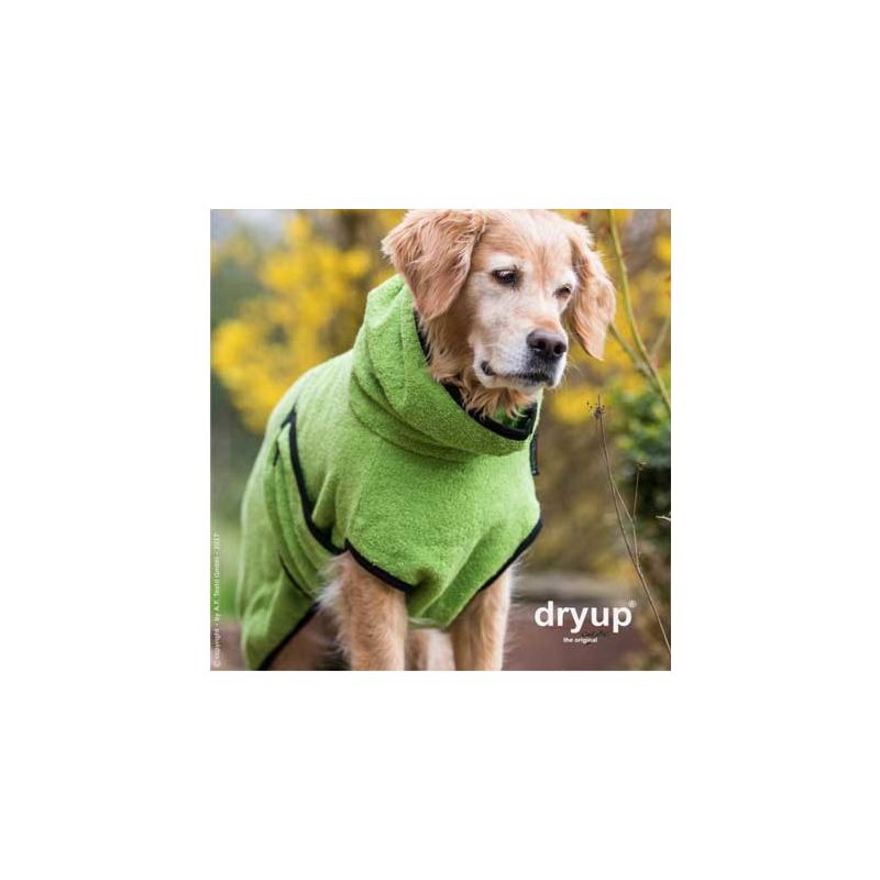 Dryup Cape Hundebademantel Standard in verschieden Farben und Größen kiwi XS – 48 cm