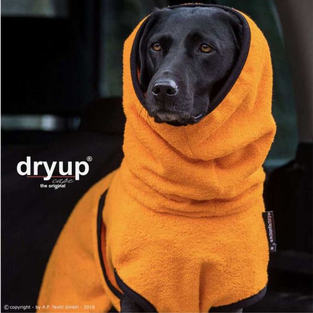 Dryup Cape Hundebademantel Standard in verschieden Farben und Größen clementine XS - 48 cm