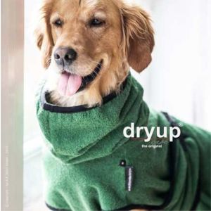 Dryup Cape Hundebademantel Standard in verschieden Farben und Größen cyan XXL - 74 cm