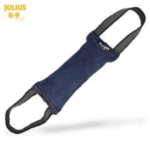 Julius K9® Beißwurst aus Leder 25 x 5,5 innen...