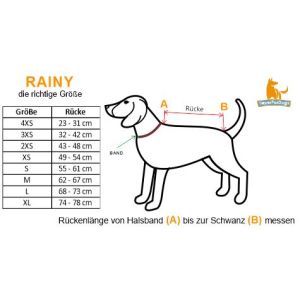 SuperFurDogs Rainy Regenmantel für Hunde